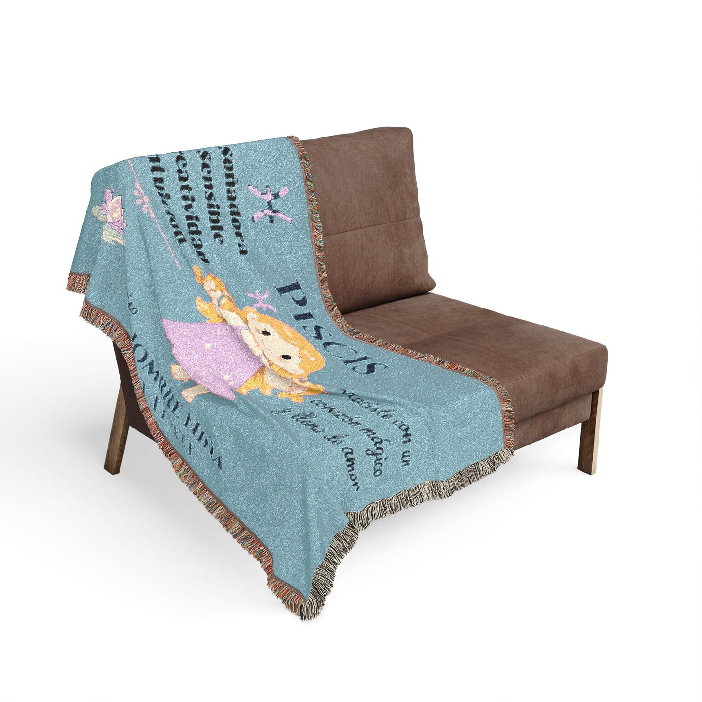 Piscis Woven Blanket Girl