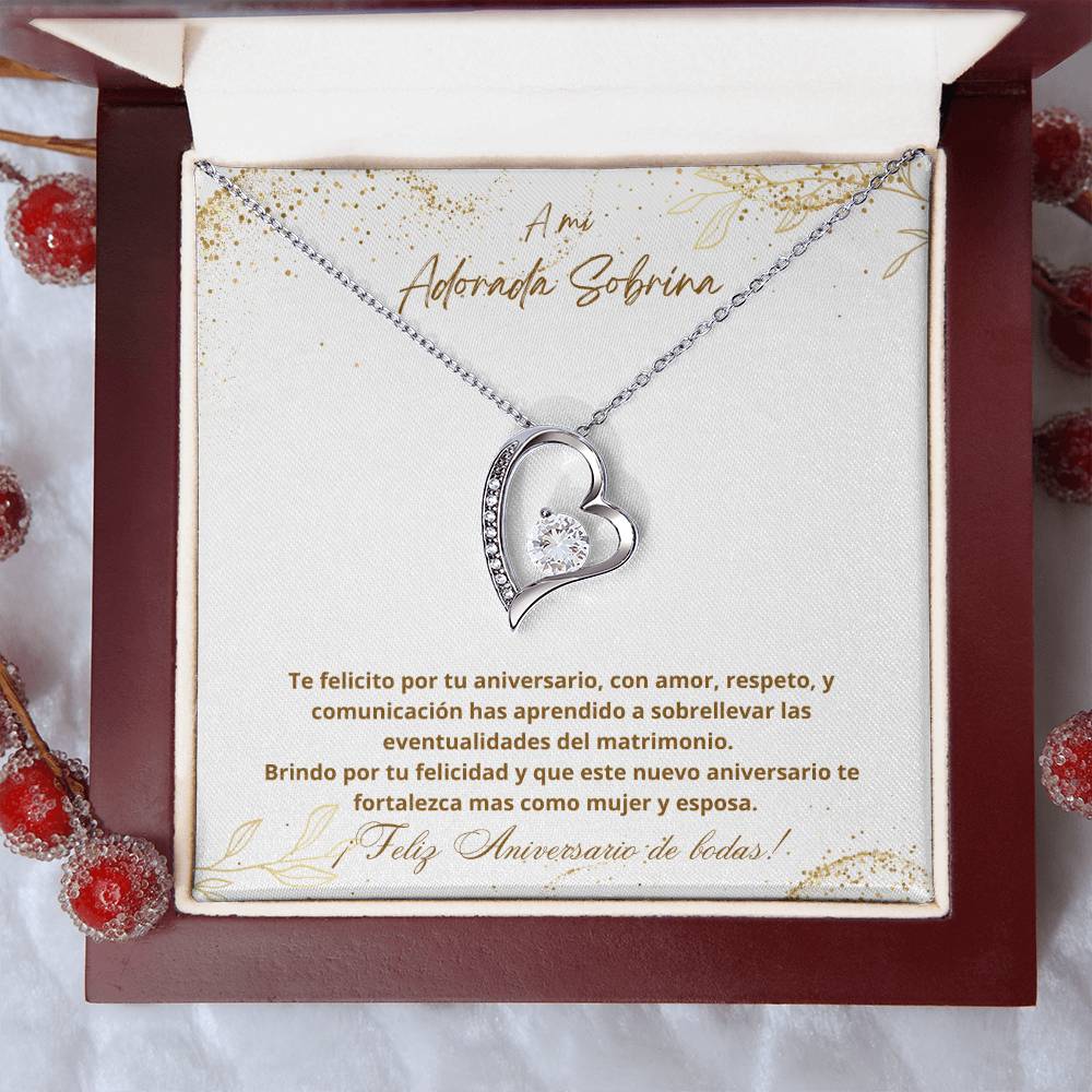 Sobrina - Aniversario - Con amor y respeto - White