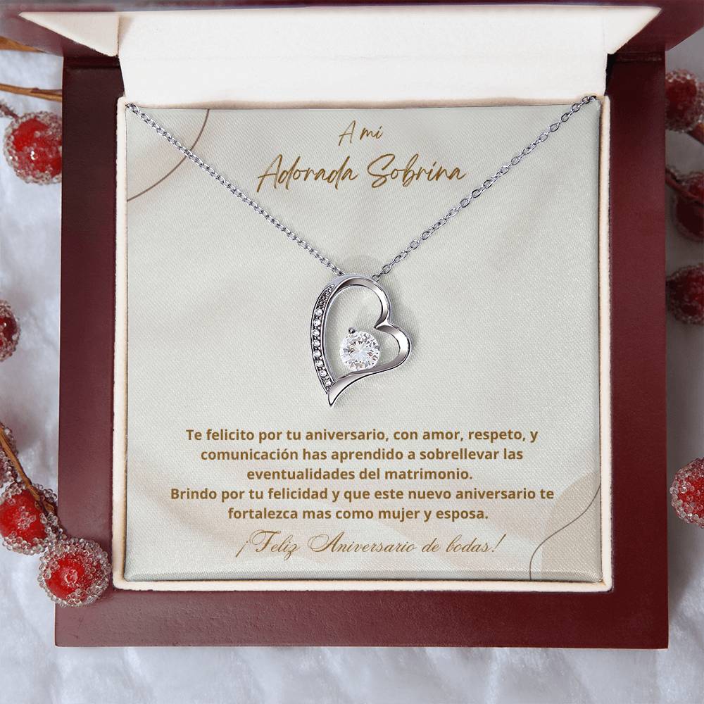 Sobrina - Aniversario - Con amor y respeto - Beige