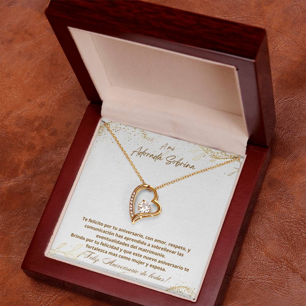 Sobrina - Aniversario - Con amor y respeto - White