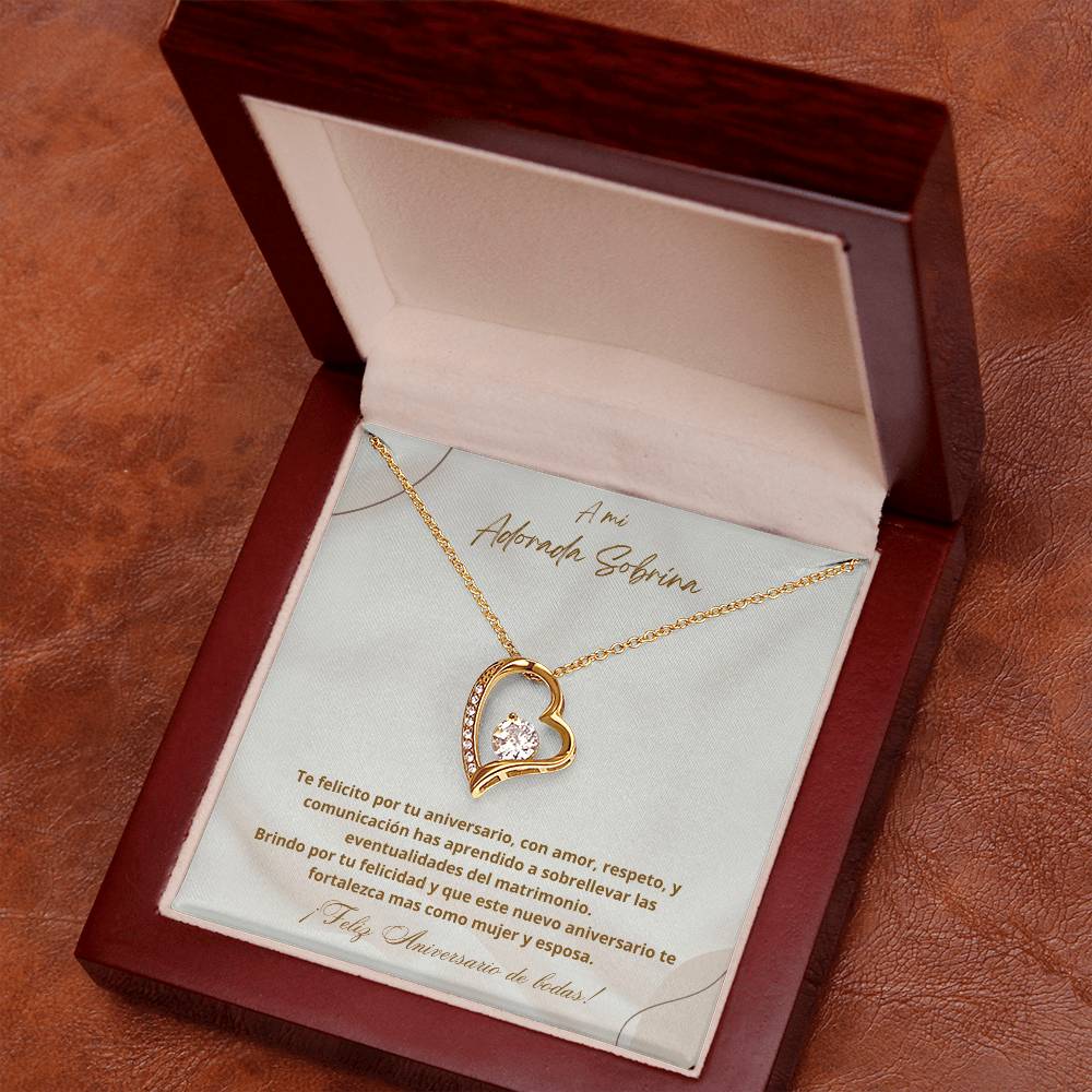 Sobrina - Aniversario - Con amor y respeto - Beige