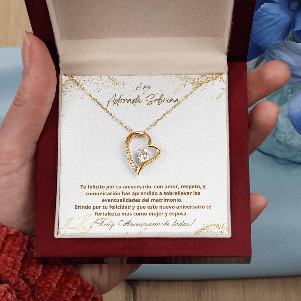 Sobrina - Aniversario - Con amor y respeto - White