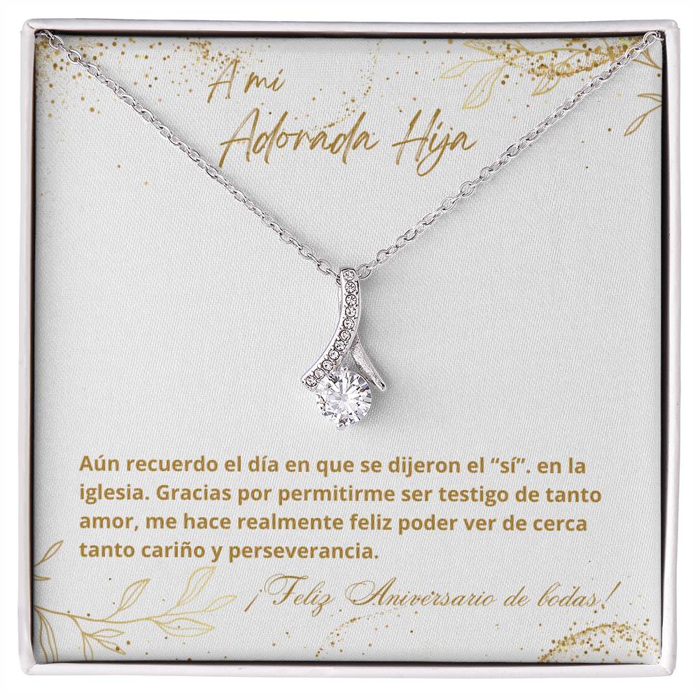 Hija - Aniversario - Testigo de Tanto Amor- White