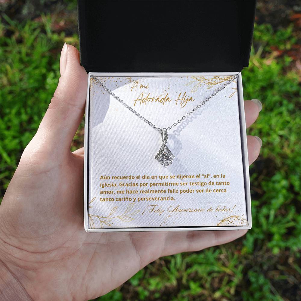 Hija - Aniversario - Testigo de Tanto Amor- White