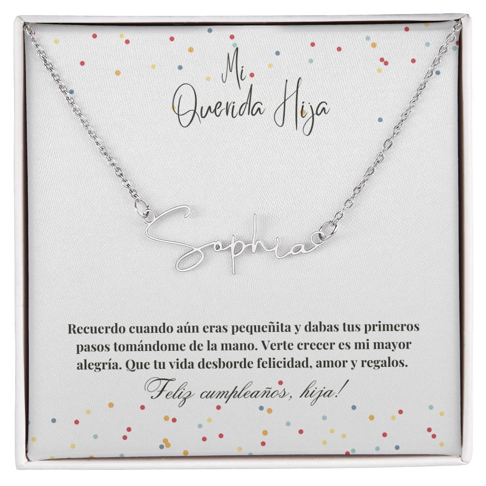 Hija - Cumpleaños - Cuando eras Pequeñita - White