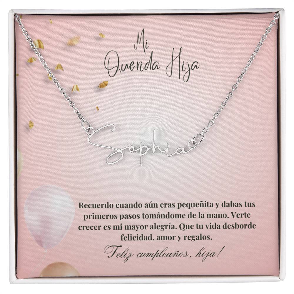 Hija - Cumpleaños - Cuando eras Pequeñita - Peach