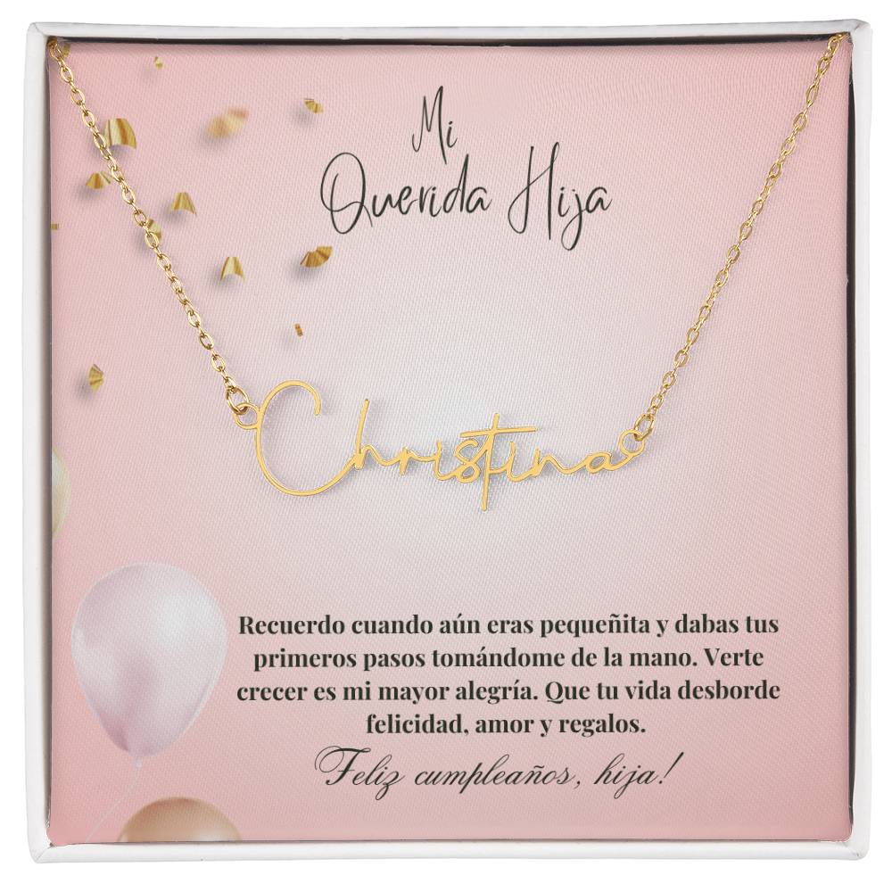 Hija - Cumpleaños - Cuando eras Pequeñita - Peach