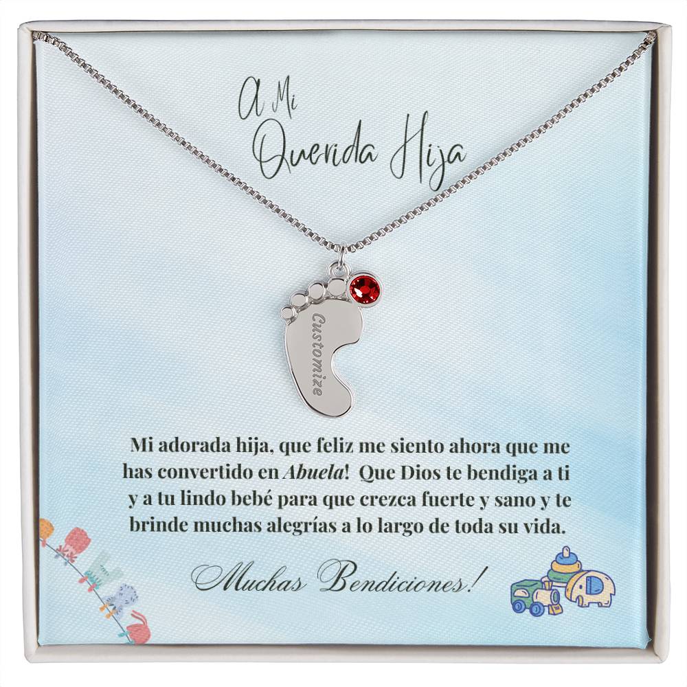 Hija - Nacimiento - Me Hiciste Abuela - Blue