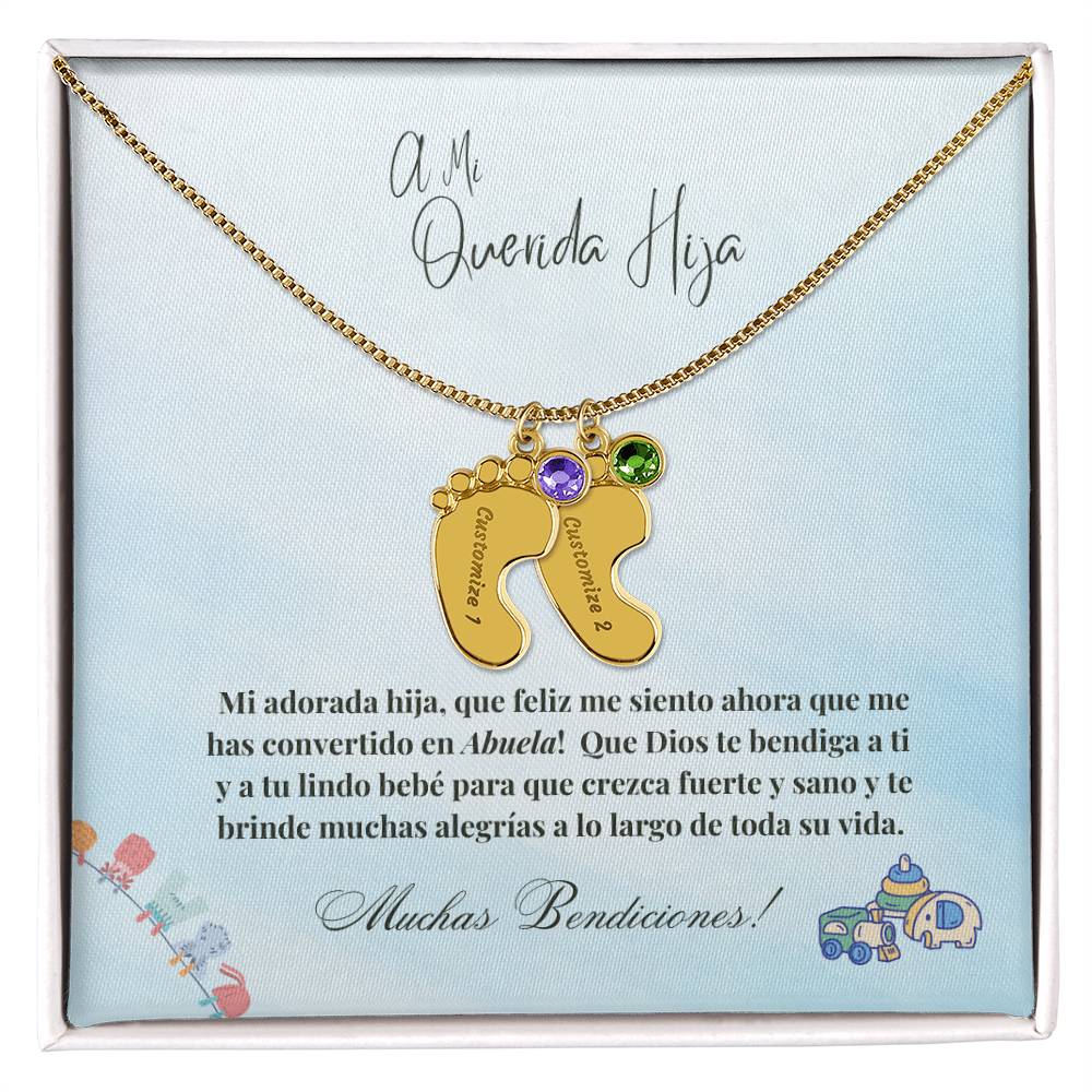 Hija - Nacimiento - Me Hiciste Abuela - Blue