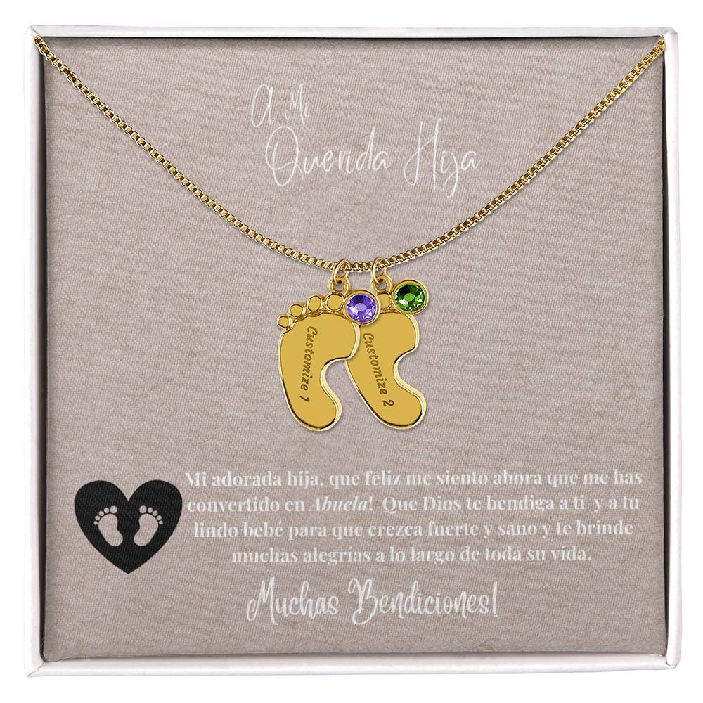 Hija - Nacimiento - Me Hiciste Abuela - TextureBrown