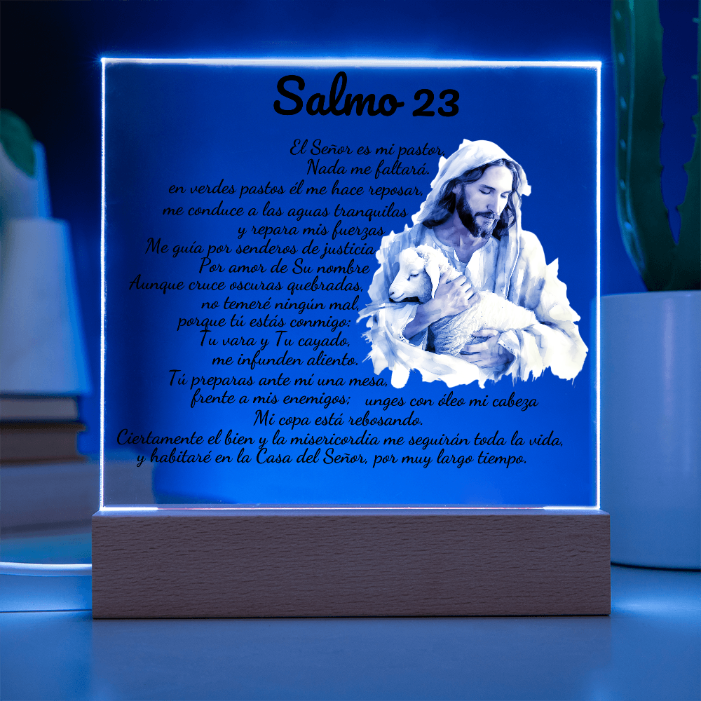 Placa de Acrílico - Salmo 23