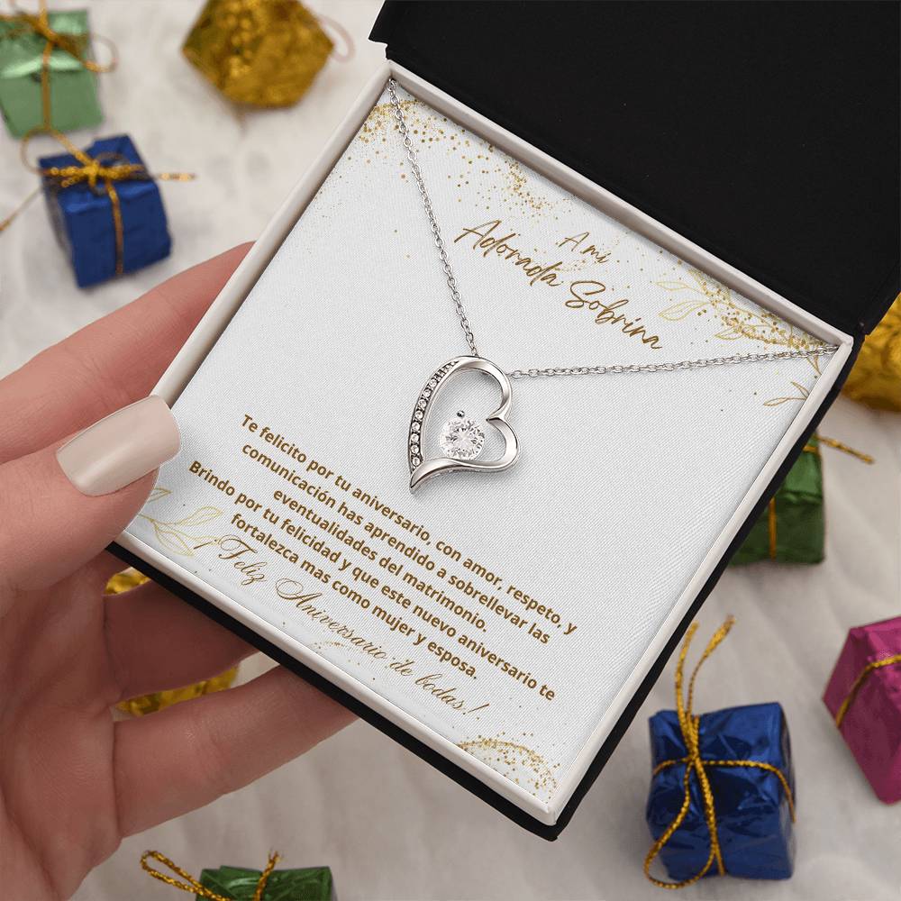 Sobrina - Aniversario - Con amor y respeto - White