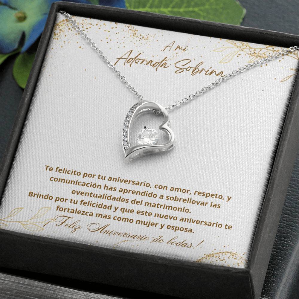 Sobrina - Aniversario - Con amor y respeto - White