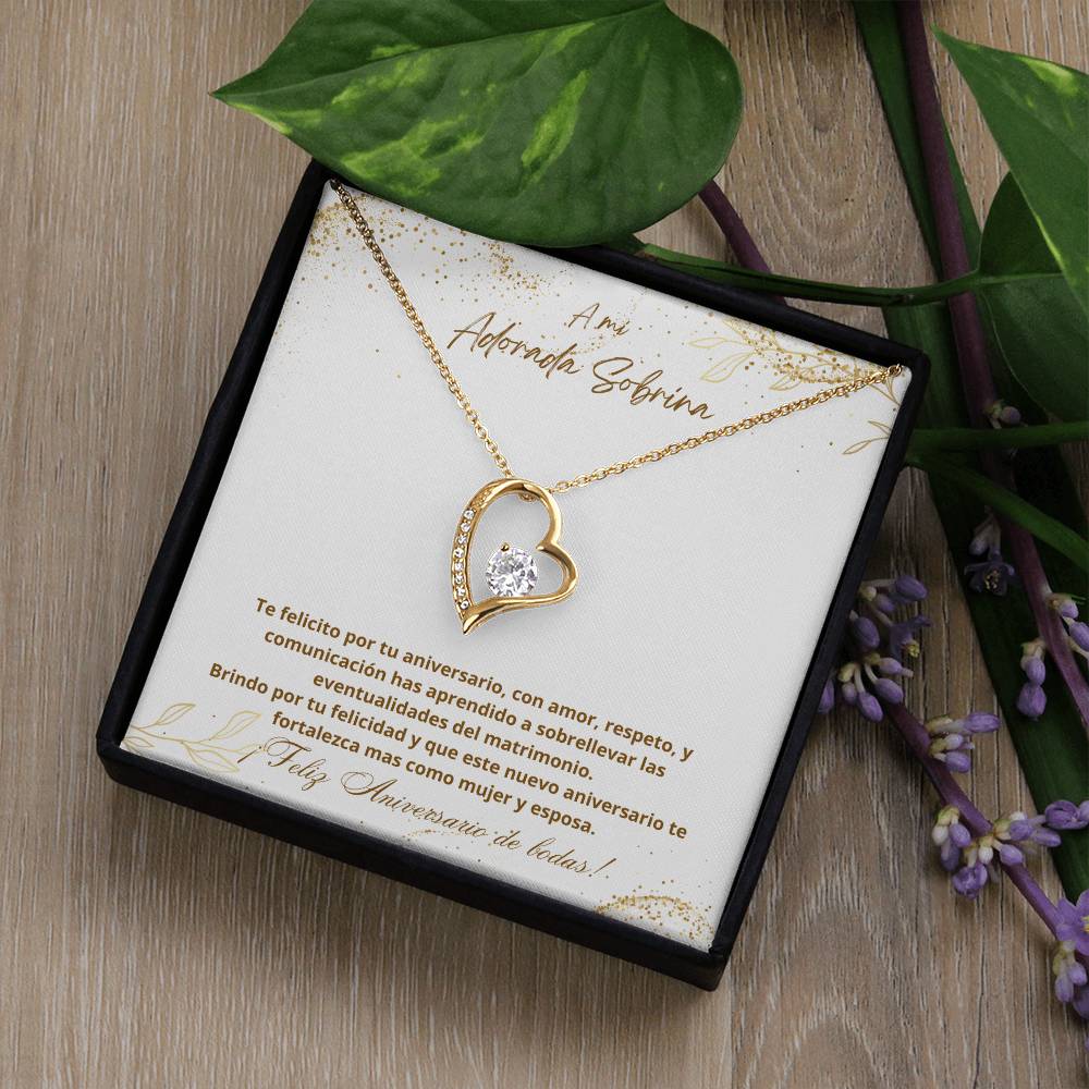 Sobrina - Aniversario - Con amor y respeto - White