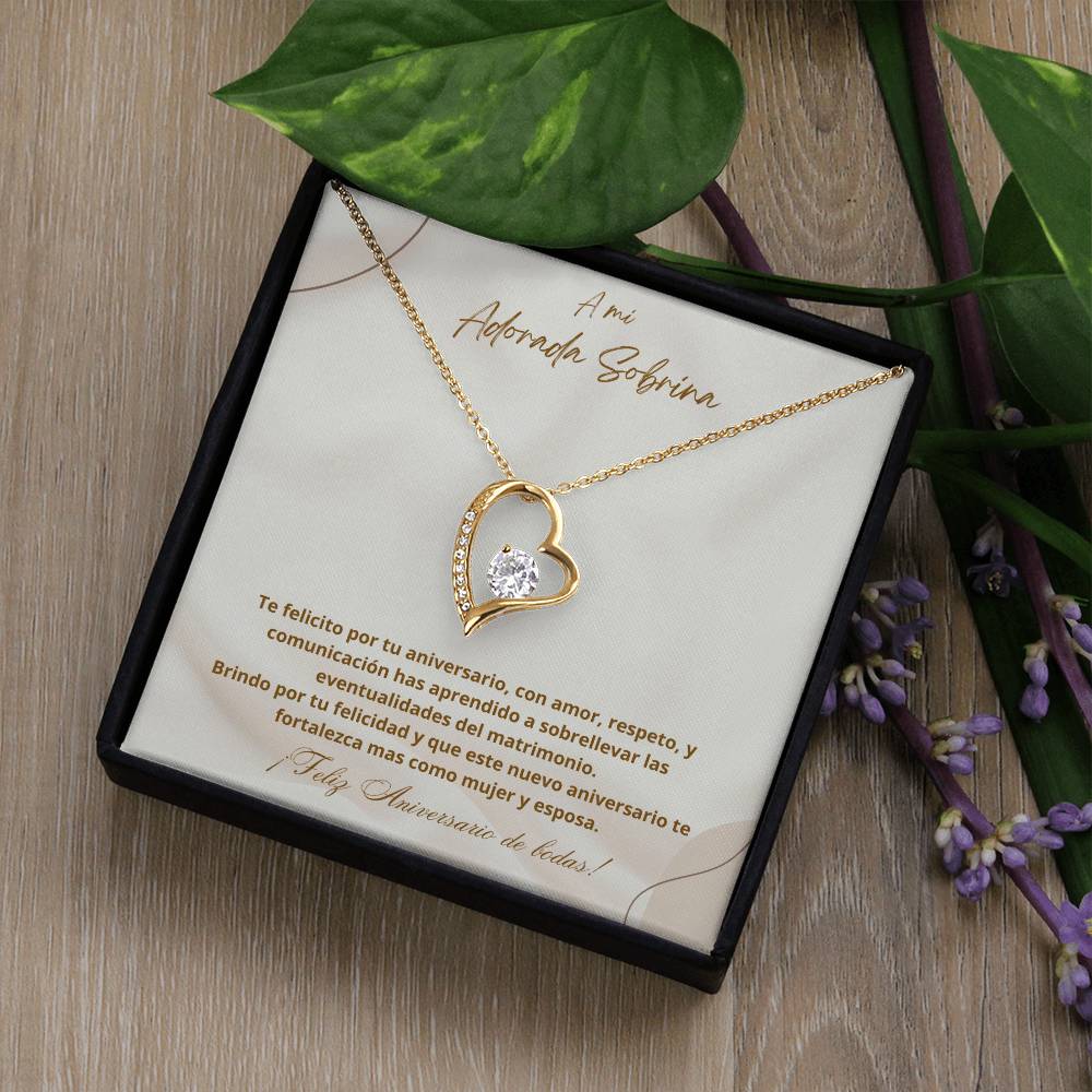 Sobrina - Aniversario - Con amor y respeto - Beige