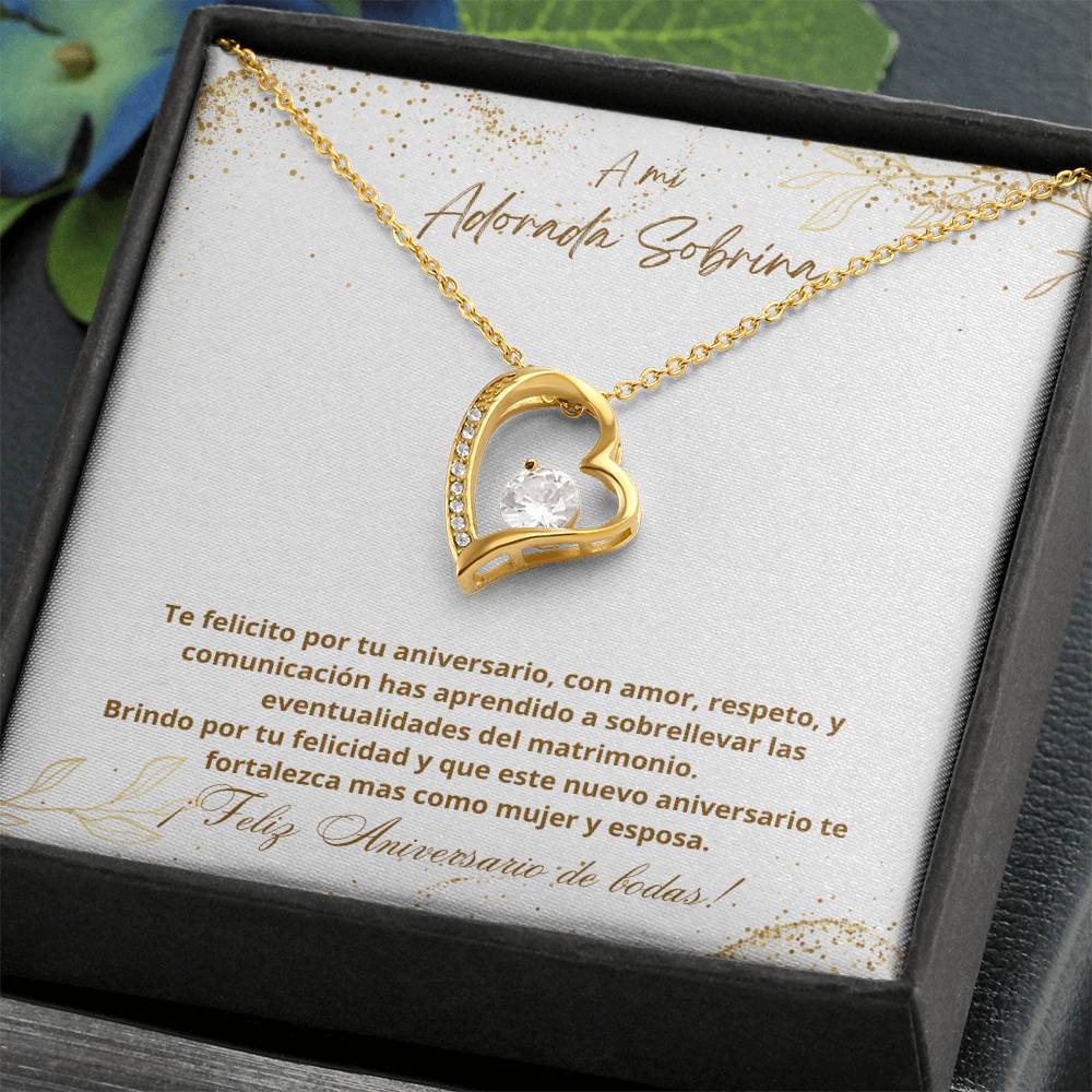 Sobrina - Aniversario - Con amor y respeto - White