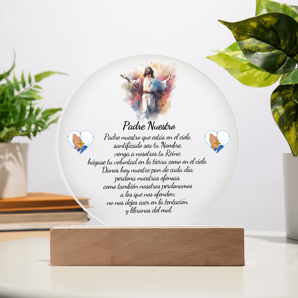 Placa de Acrílico - Padre Nuestro