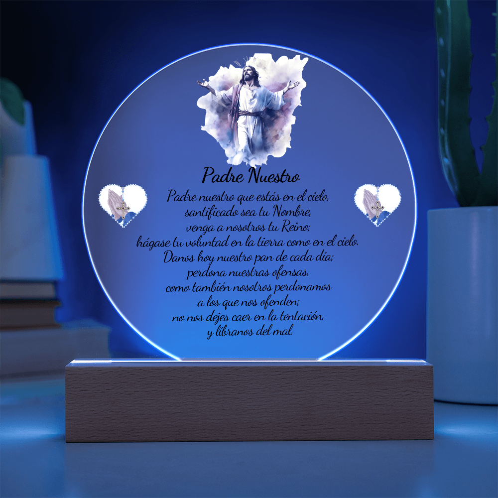 Placa de Acrílico - Padre Nuestro