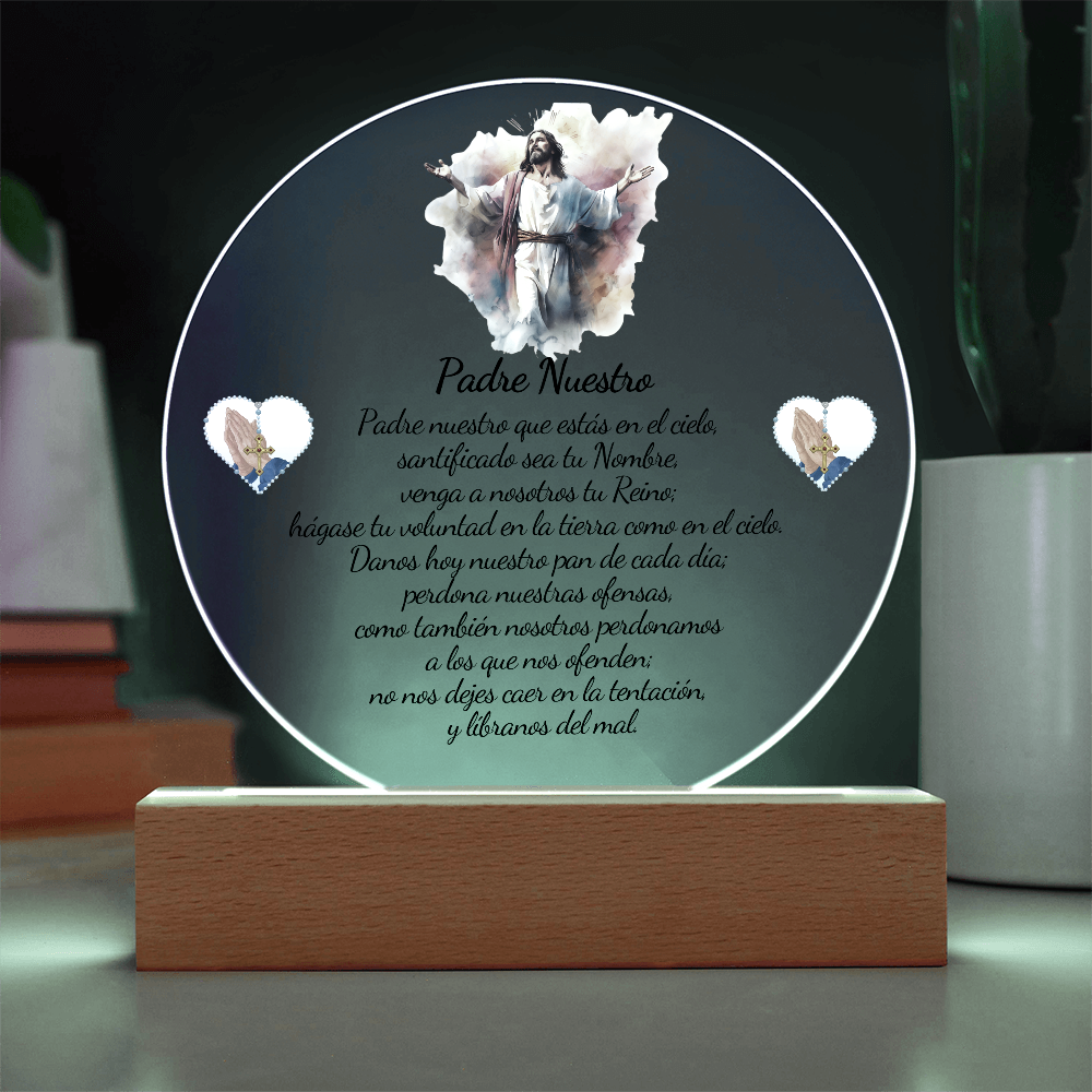 Placa de Acrílico - Padre Nuestro