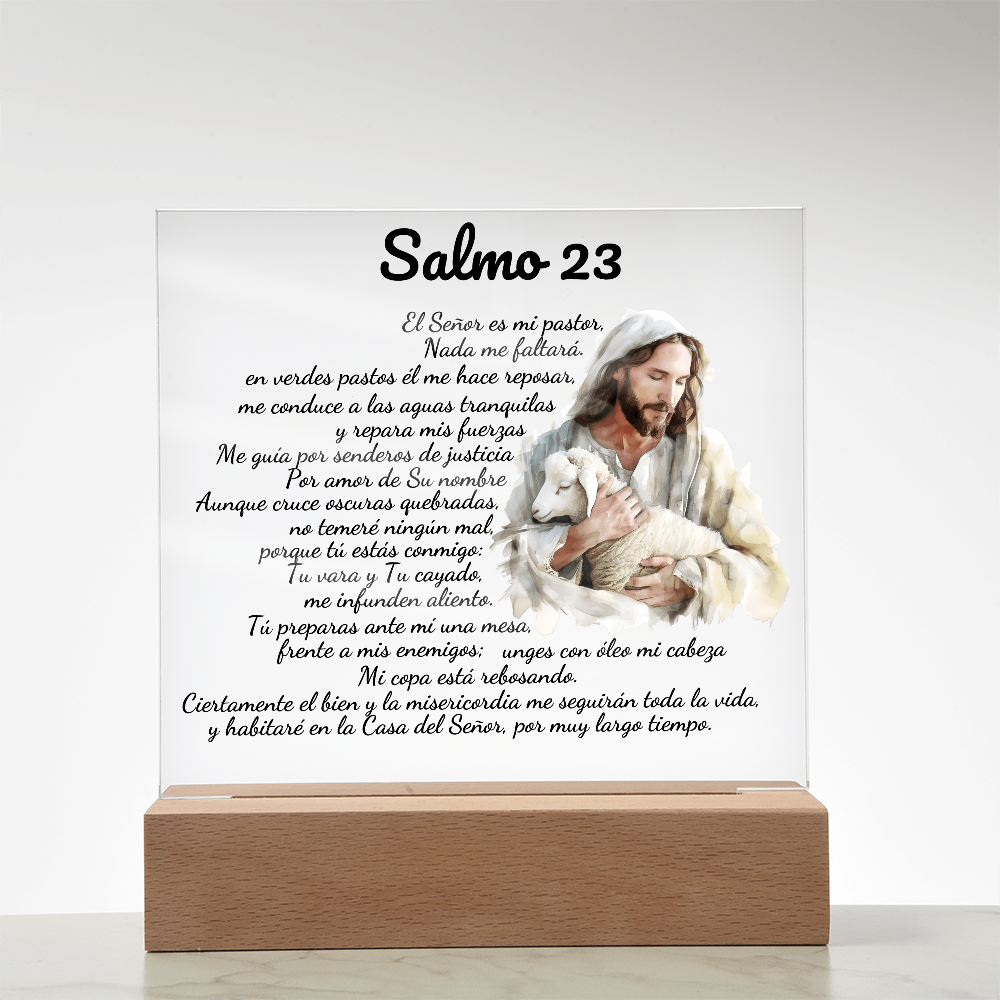 Placa de Acrílico - Salmo 23