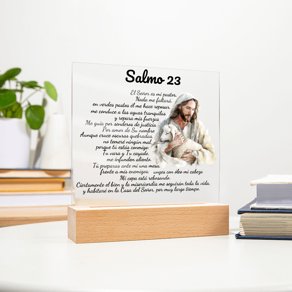 Placa de Acrílico - Salmo 23