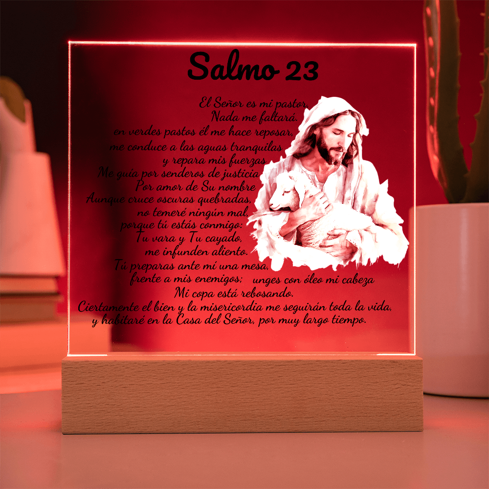 Placa de Acrílico - Salmo 23