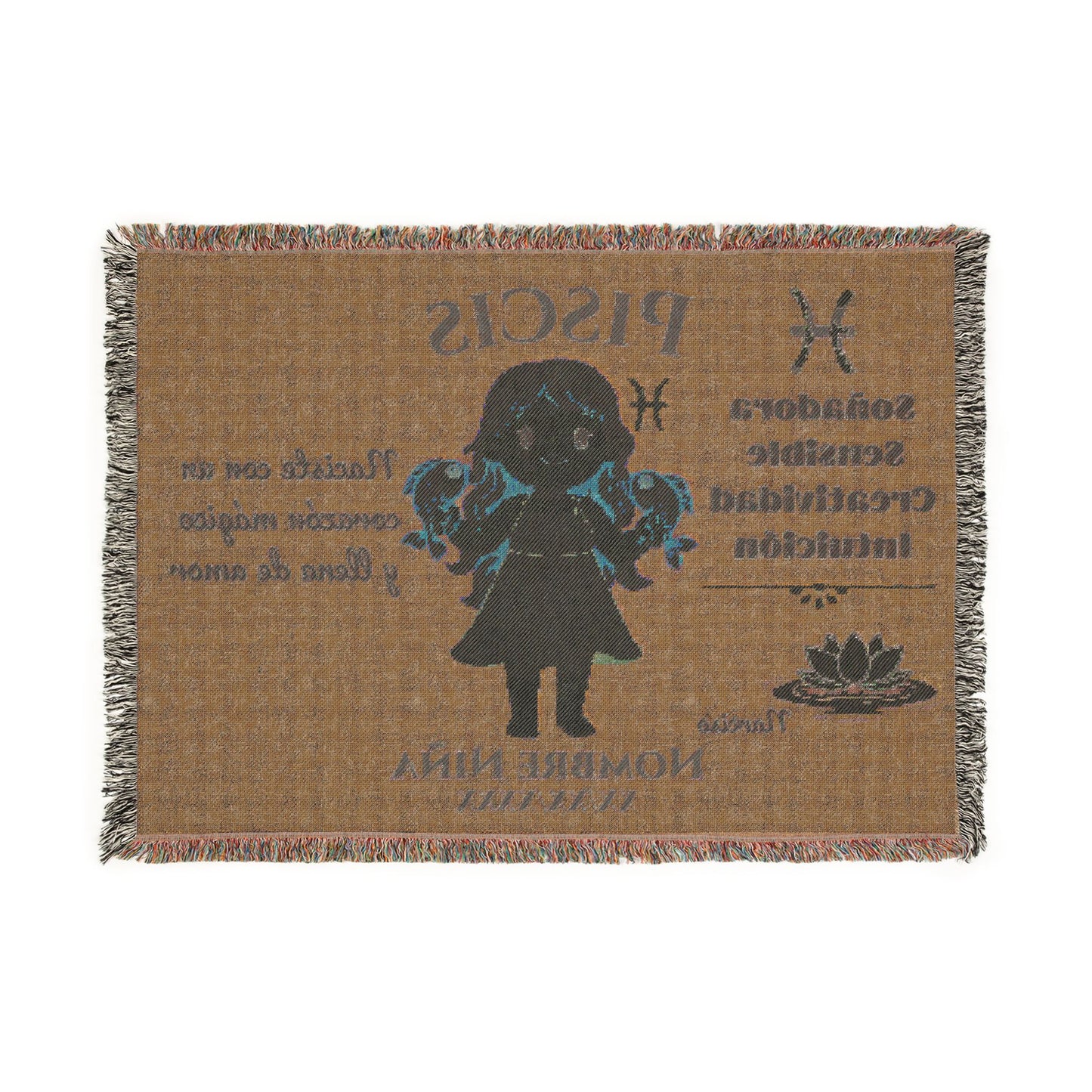 Piscis Woven Blanket Girl