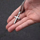 Collar de Cadena con Cruz Artesanal - Recuerda de Quien Eres Nieto