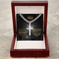 Collar de Cadena con Cruz Artesanal - Recuerda de Quien Eres Hijo