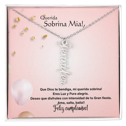 Sobrina - Cumpleaños - Eres Luz y Pura alegría Peach