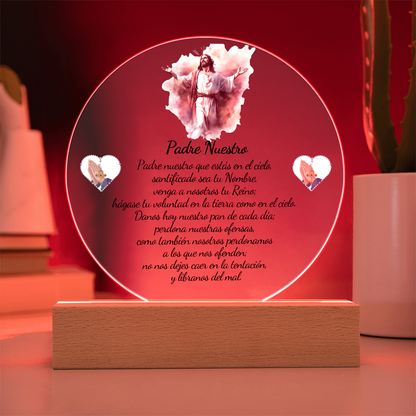 Placa de Acrílico  - Padre Nuestro